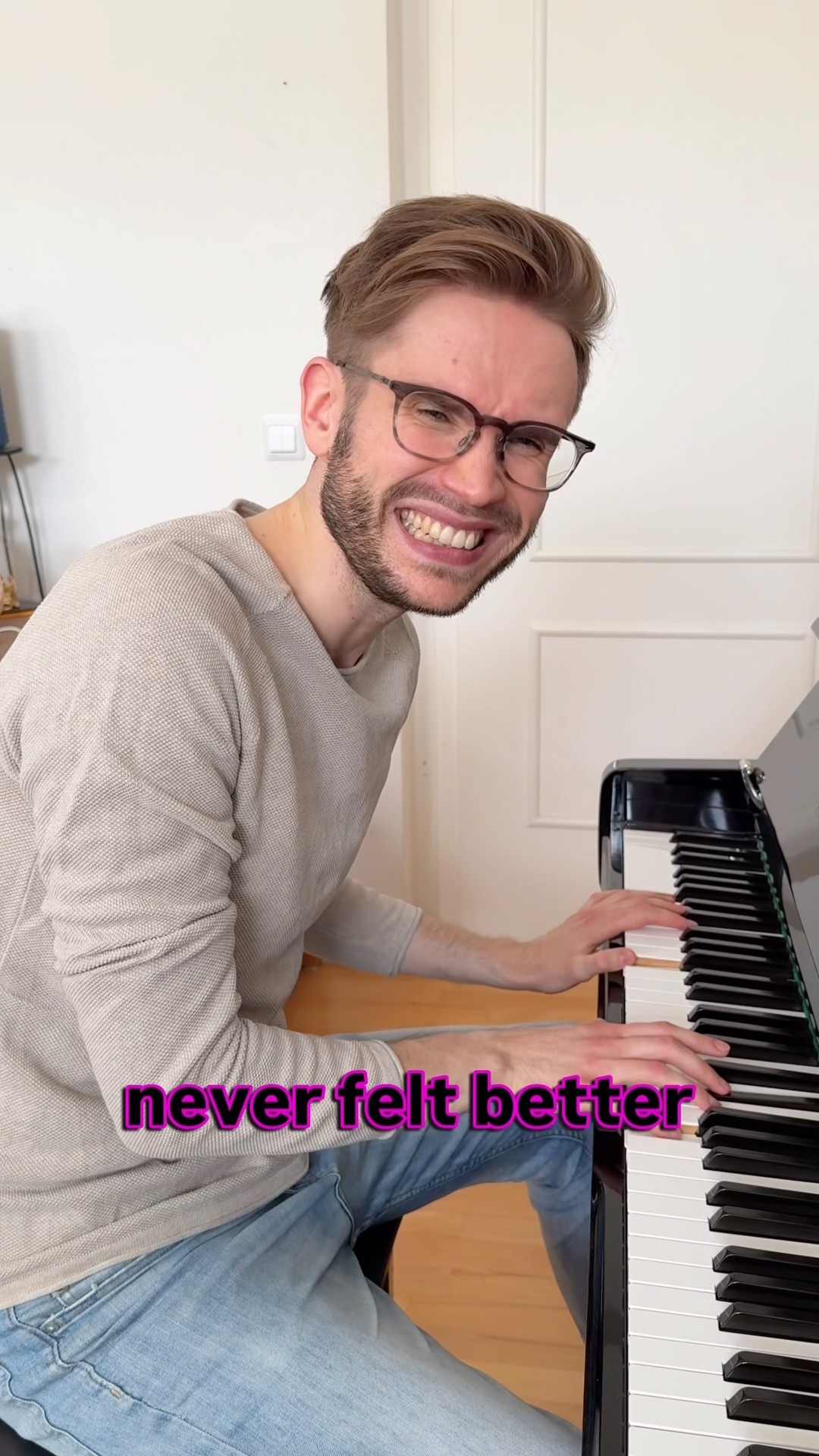 Never felt better 💔